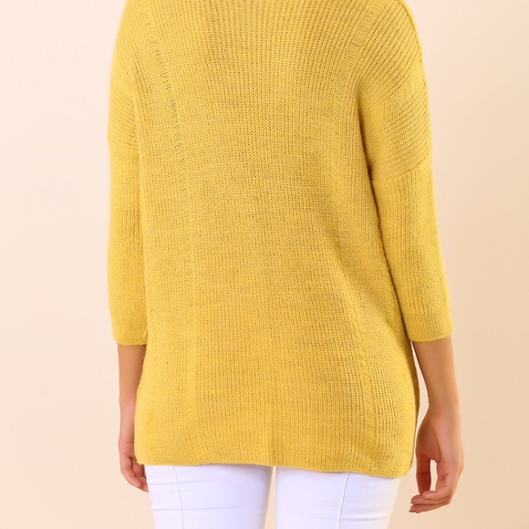 Honey Mustard Knit Sweater Top - Picture 7 of 7